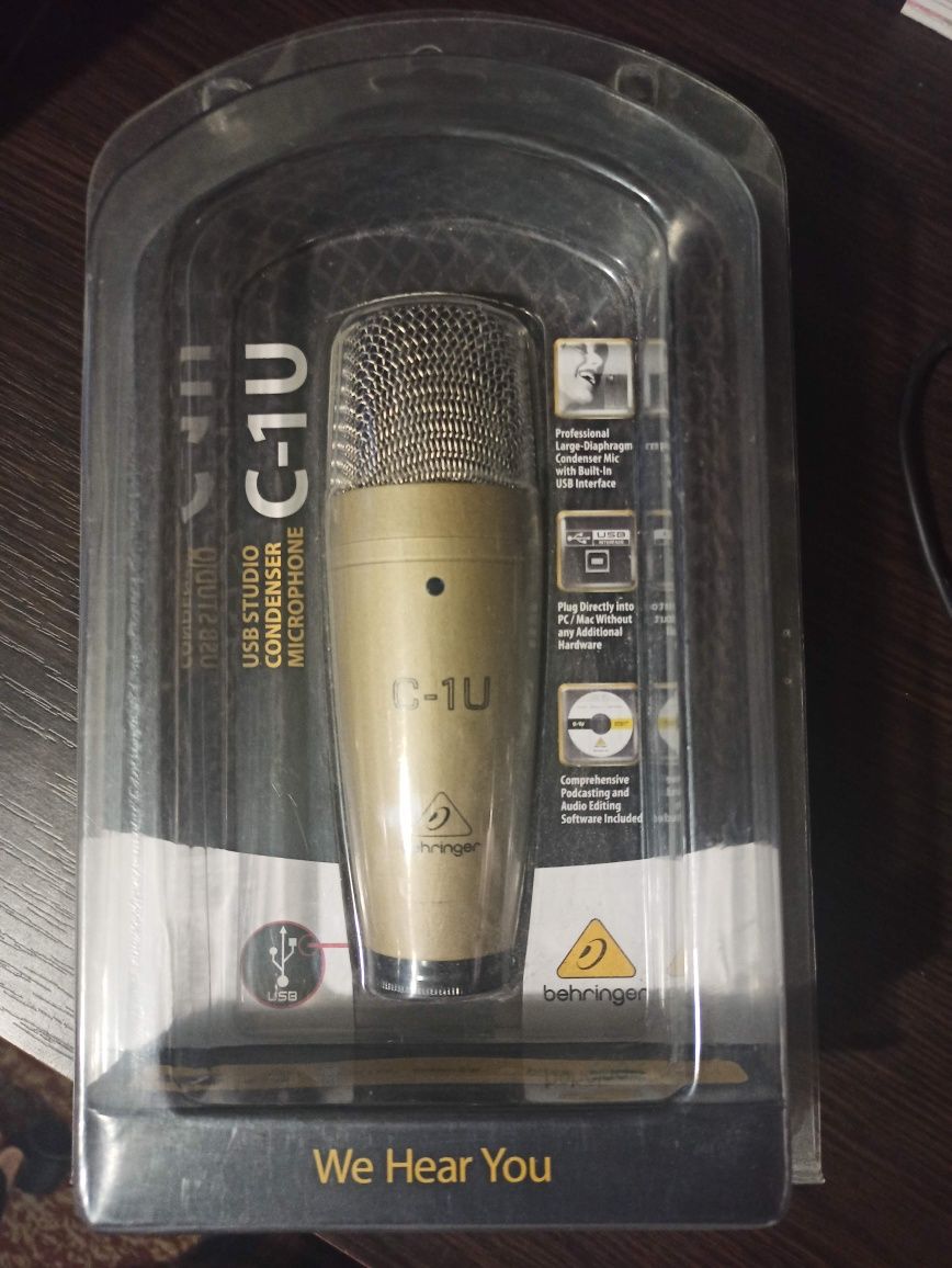 Конденсаторний мікрофон Behringer C-1U (usb)