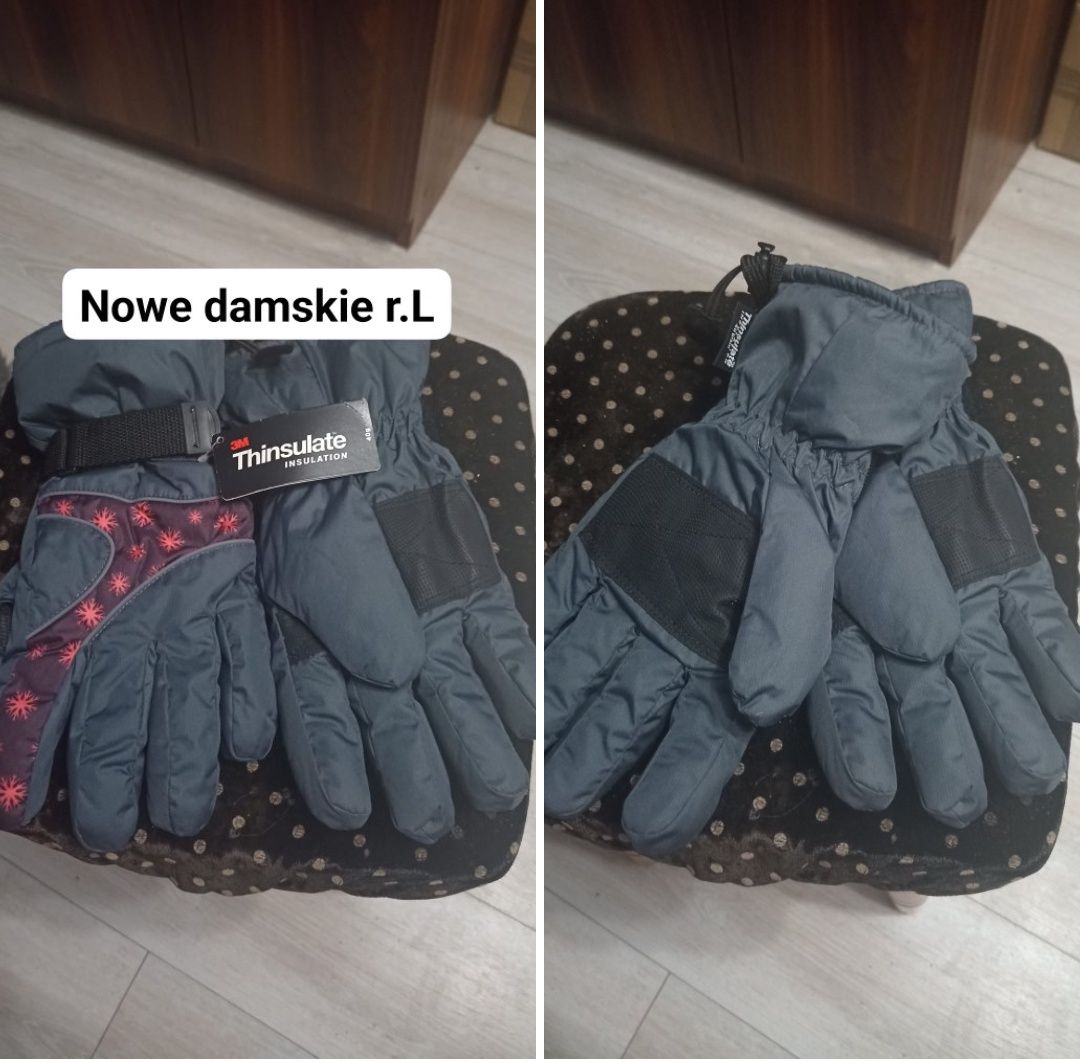 Zimowe rękawiczki damskie