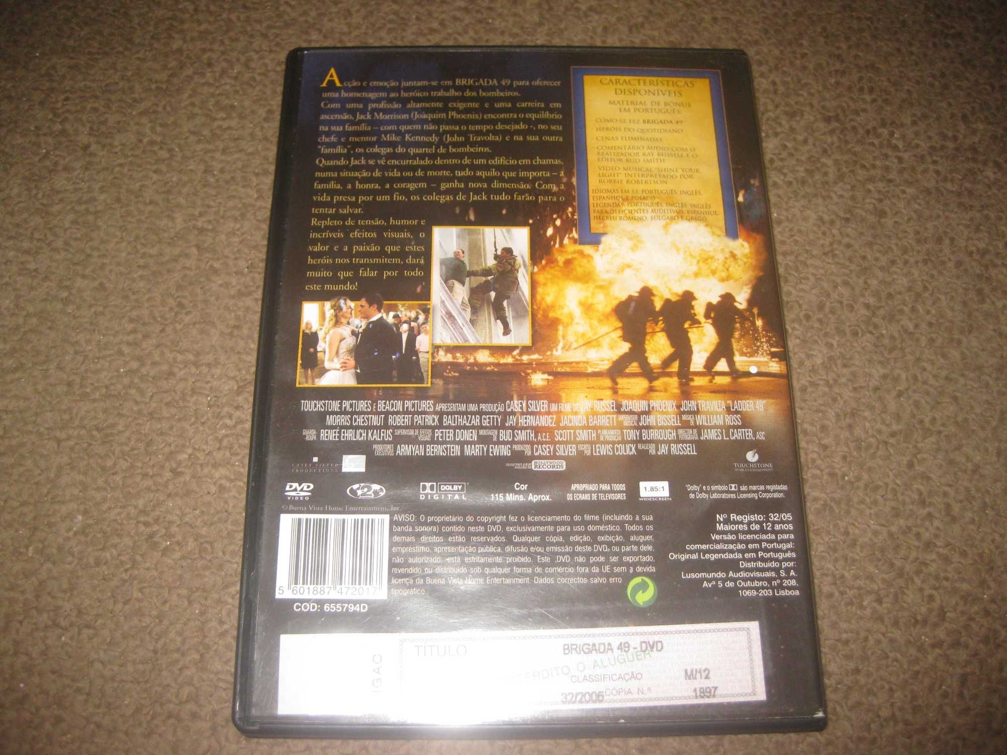 DVD "Brigada 49" com Joaquin Phoenix