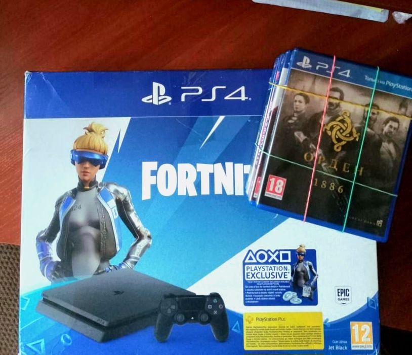 PlayStation 4 Slim 1TB + 1 контролер + 6 топових ігор