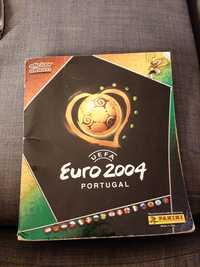 Caderneta de cromos Euro 2004 completa