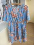 Sukienka w kwiaty 3XL Shein Curve wesele