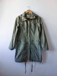 Bawełniana kurtka khaki parka przejściowa wiatrówka M House