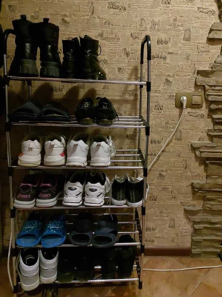 Полиця для взуття стійка на 6 полиц, 18 пар взуття New shoe rack