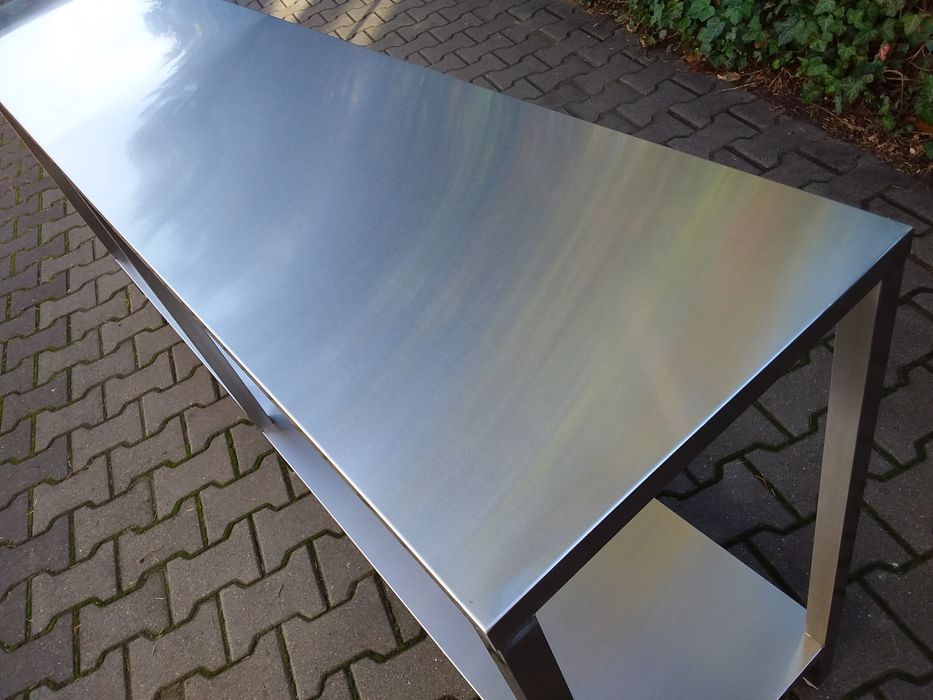 Stół kuchenny stolik nierdzewny 40/200/85cm stół pomocnik wysyłka