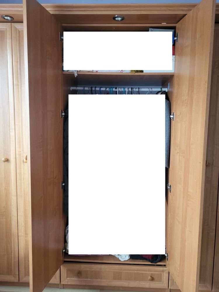 Szafa w kolorze buku 230x220x60