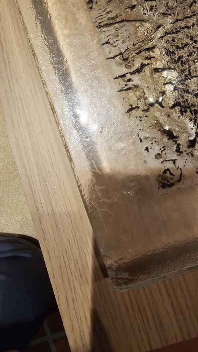 Centro de mesa em vidro