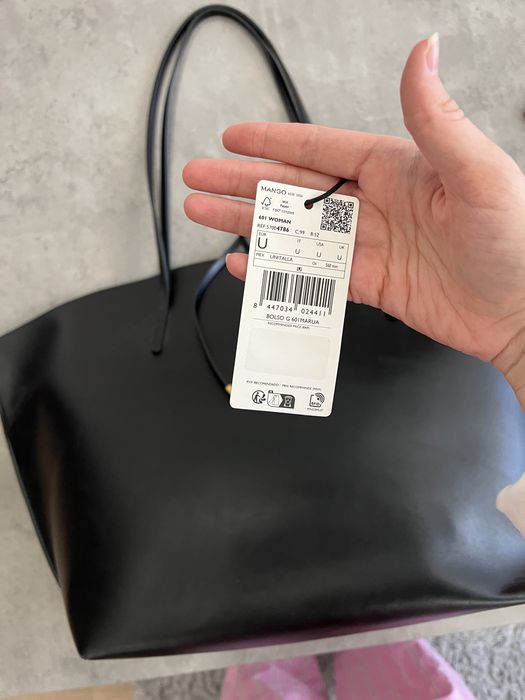 Mango велика сумка, штучна шкіра, нова.
