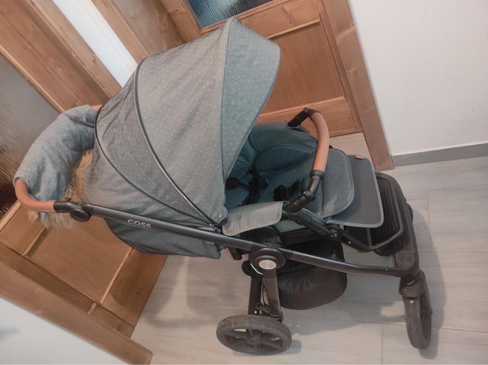 Wózek 3w1 Roan Coss + fotelik Maxi-Cosi