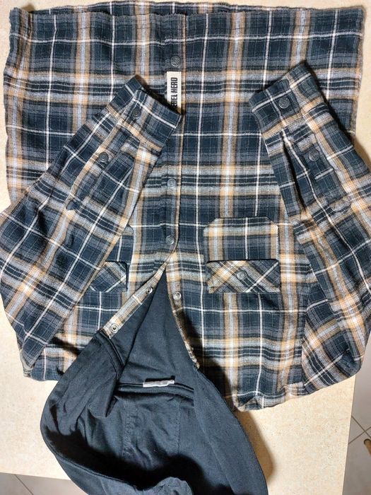 Koszula flanelowa z kapturem Coccodrillo rozm 122