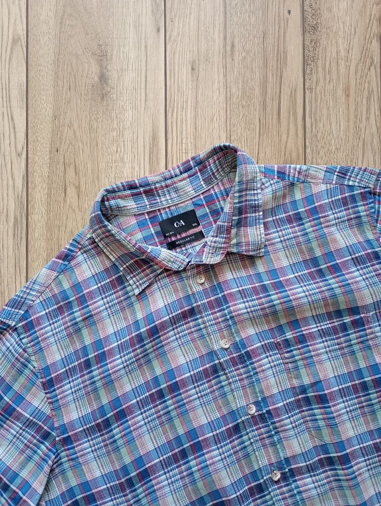 C&A męska koszula lniana 3XL 4XL lato