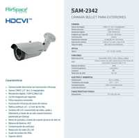 Câmera HDCVI 1.3Mp 960P CCTV Bullet Outdoor Exterior SAM-2342 PAL