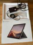 surface pro 7 i5 8gb 128gb + 256gb + teclado original com caixa