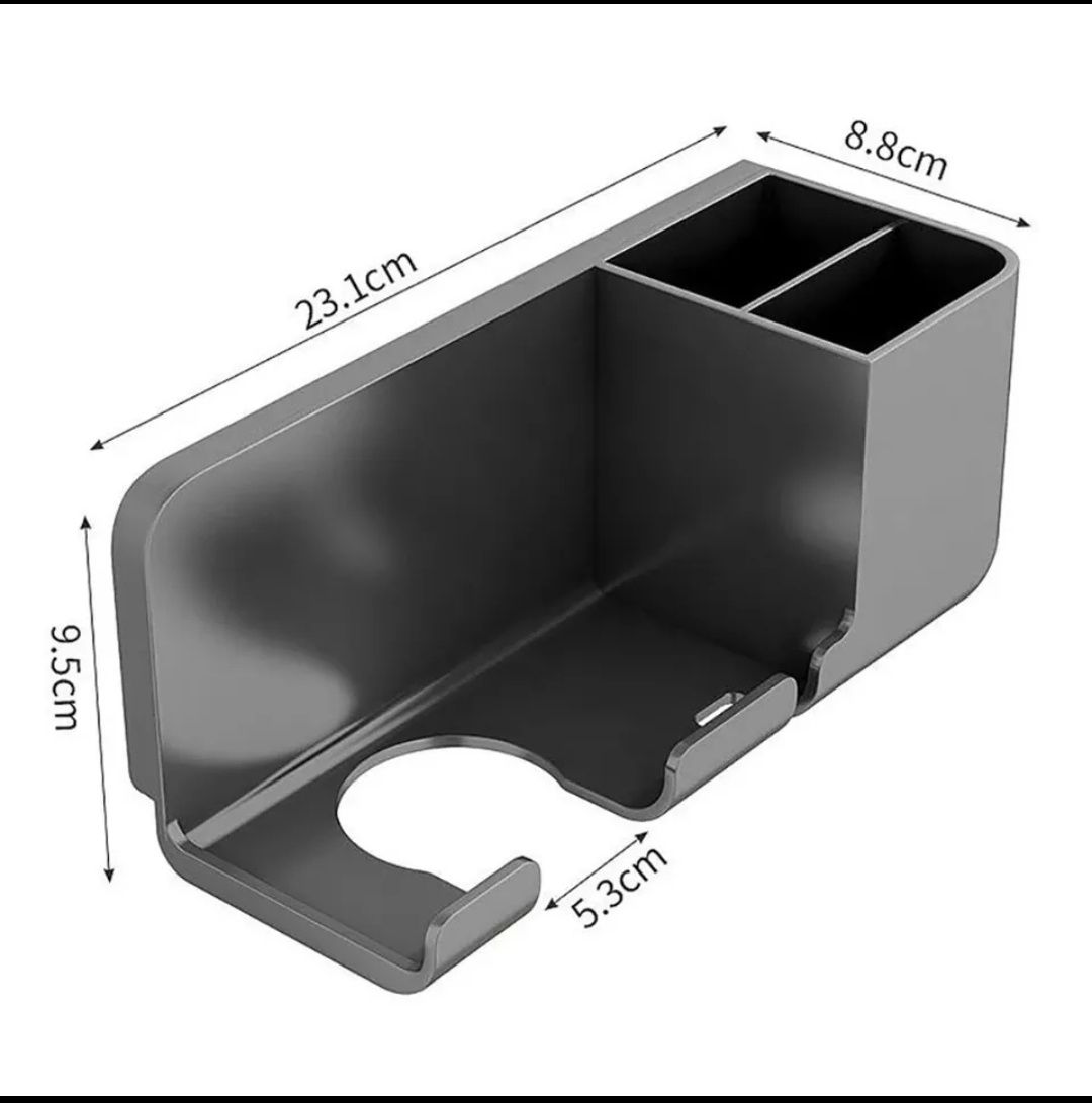Настенный держатель фена, подставка для фена с ящиком для хранения