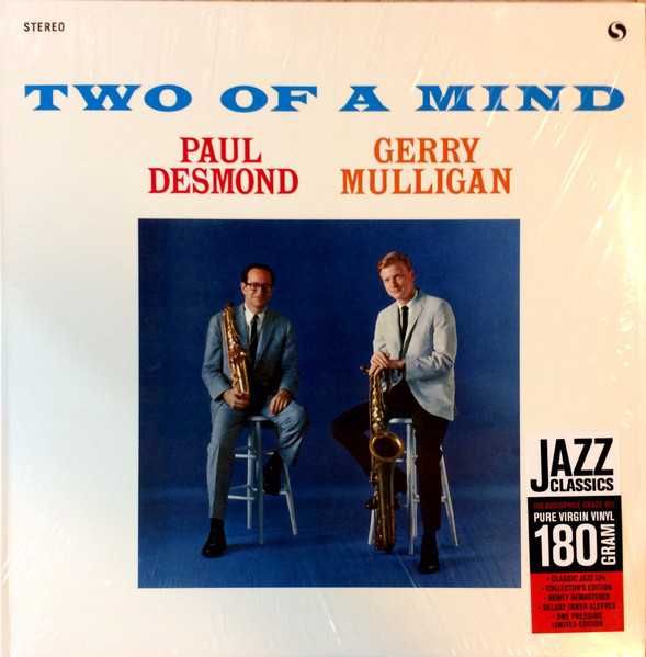 Paul Desmond-Gerry Mulligan- Two Of A Mind - LP -płyta nowa , folia