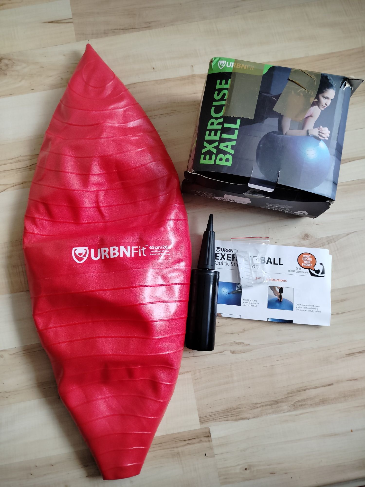 URBNfit Piłka fitness/ do gimnastyki 65cm