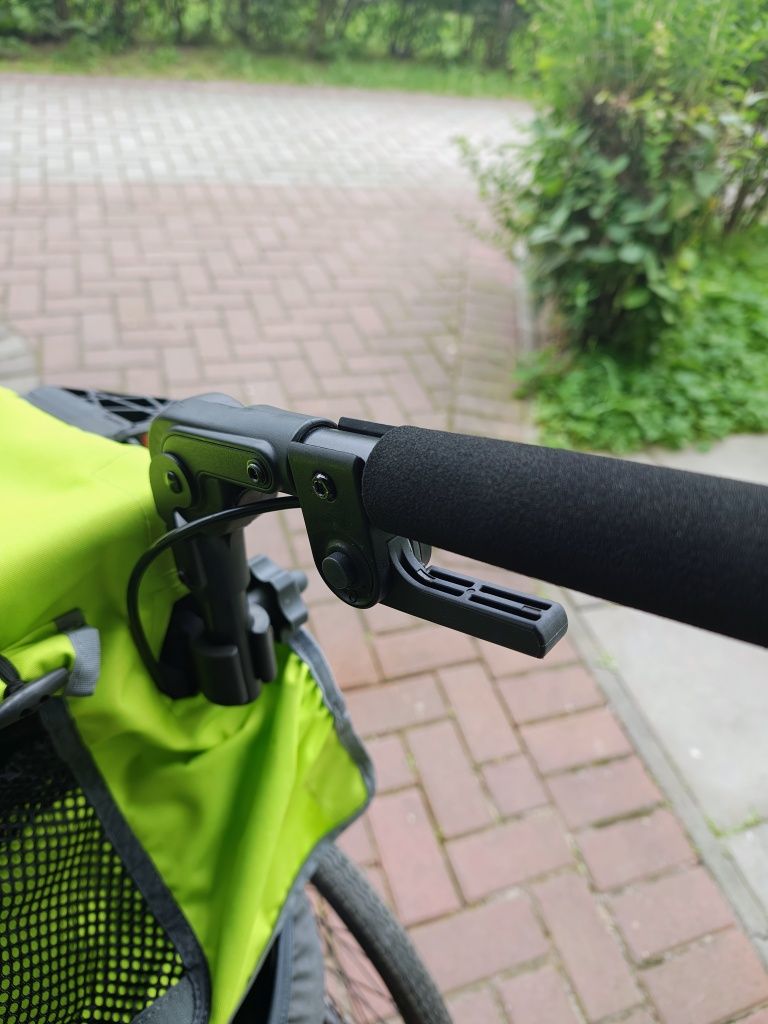 Przyczepka Rowerowa Qeridoo Sportex1 Limited Edition Lime Green