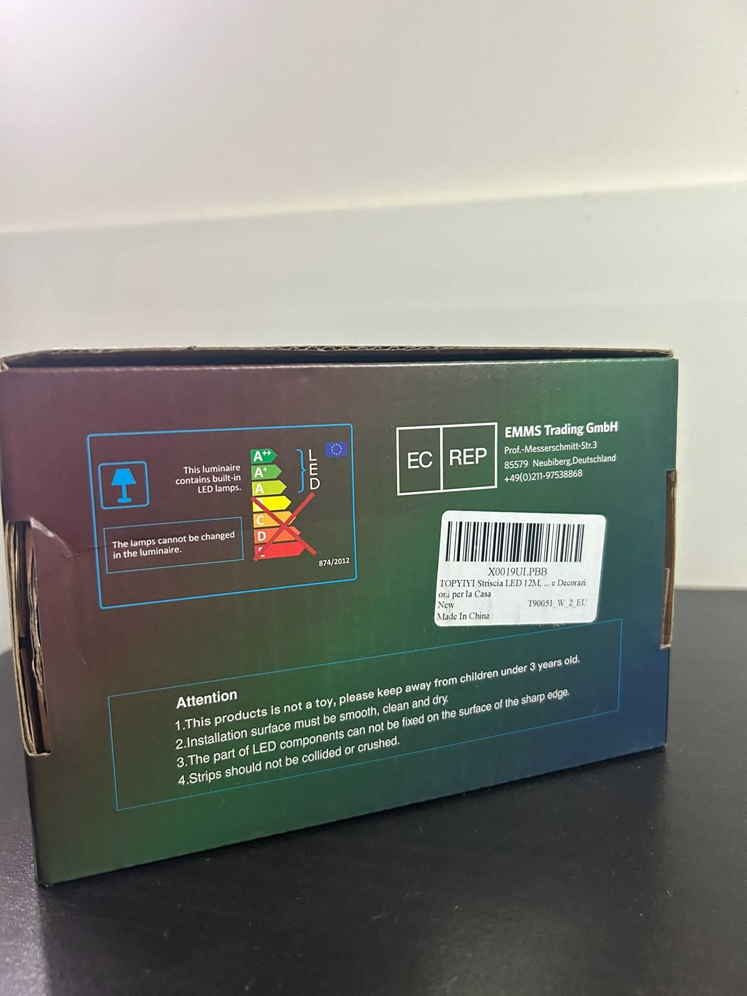Fita LED TOPYIYI 12mts RGB com Music Sync