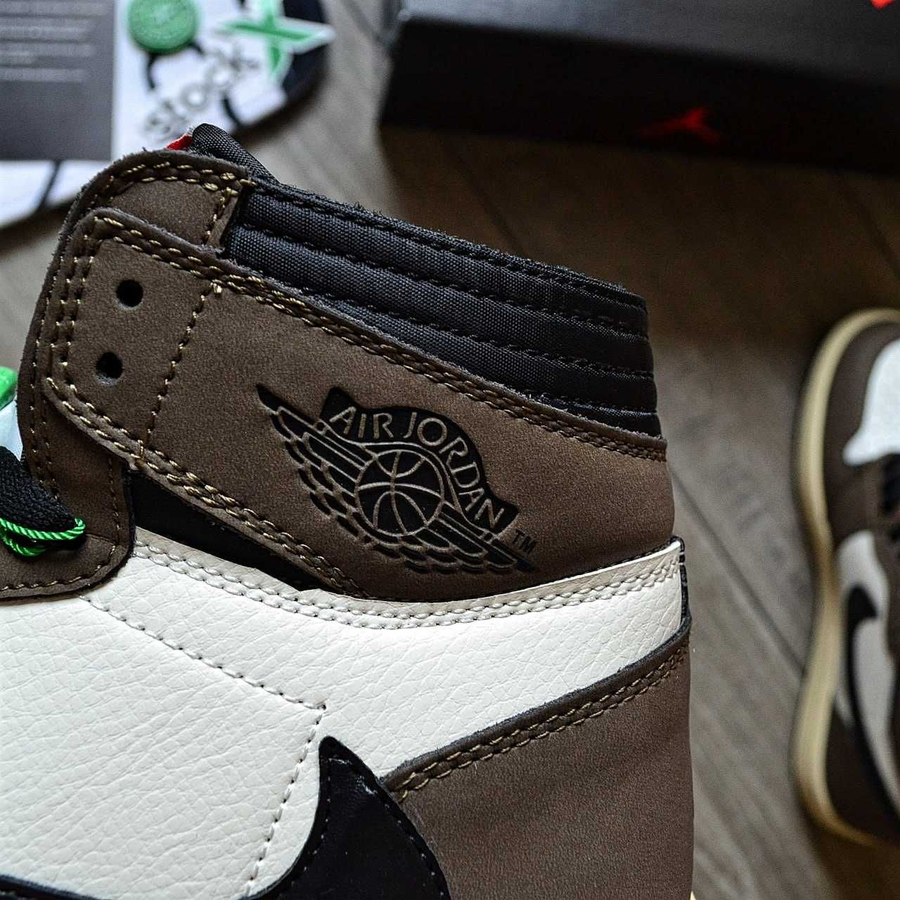 Кроссовки Nike Air Jordan 1 Retro High Travis Scott Cactus Jack 40-45