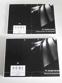 Manual Proprietário Range Rover + Som, TV e Navegação | Fotocopiado