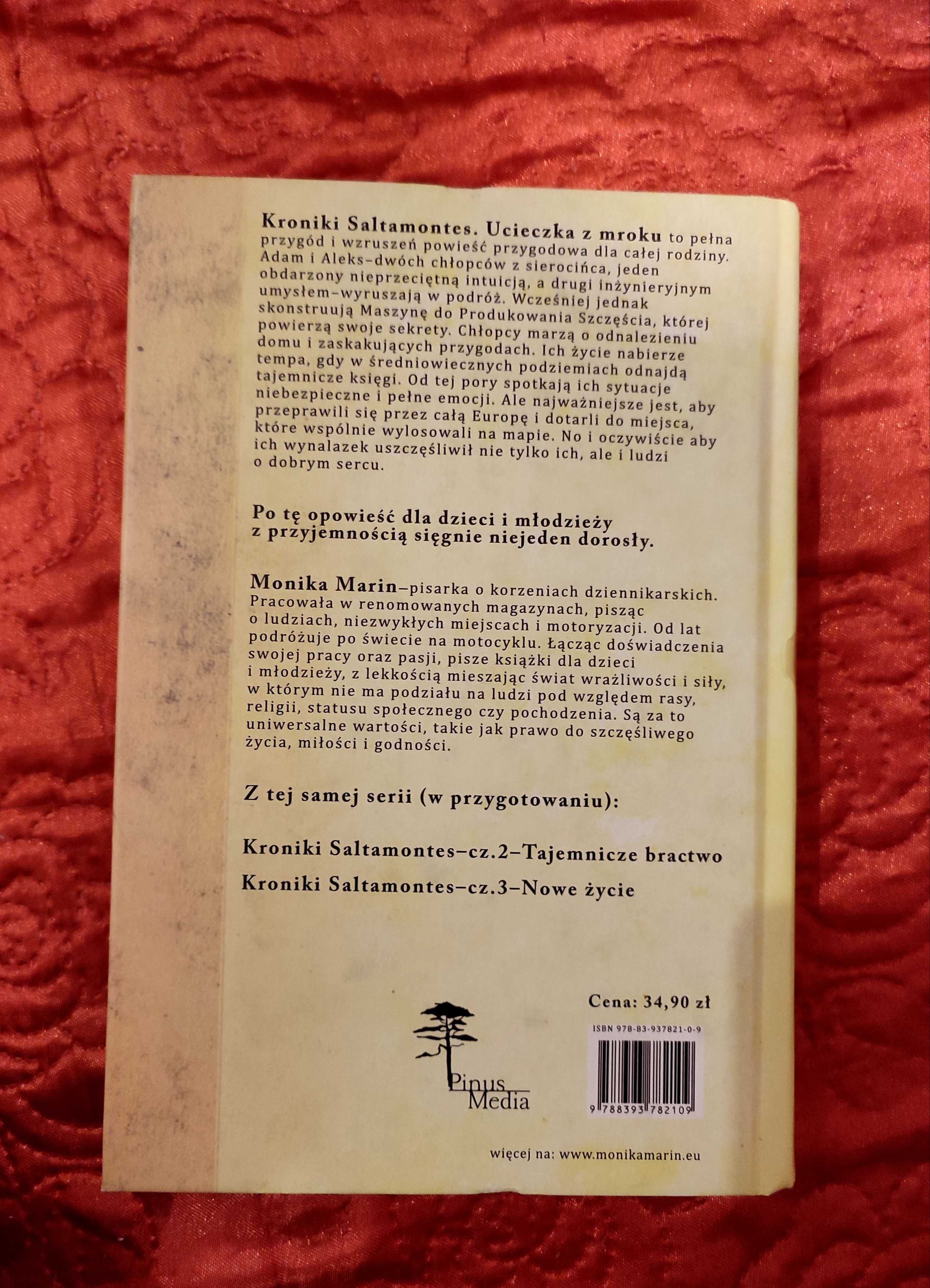 Kroniki Saltamontes. Ucieczka z mroku. M. Marin powieść książka