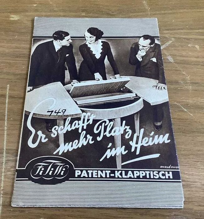 Stół Art Deco 1930 FiTiWi Tisch Kurt Winkler 125-215 cm