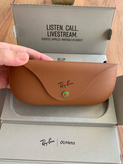 Смарт-окуляри Ray-Ban Meta Wayfarer SHINY CARAMEL POLAR BROWN