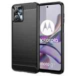 Carbon Case etui do Motorola Moto G53 / G13 elastyczny silikonowy karb