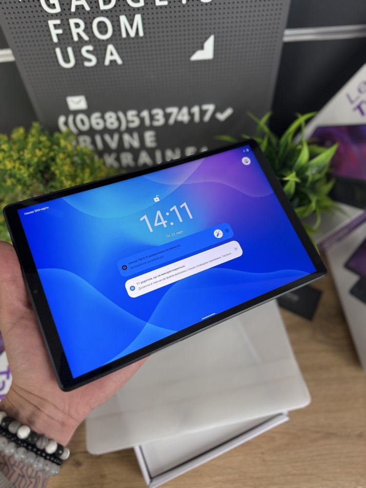 Ігровий планшет Lenovo  Tab 10.1 ” 3/32 GB IPS 8 Ядер Android 12 НОВИЙ