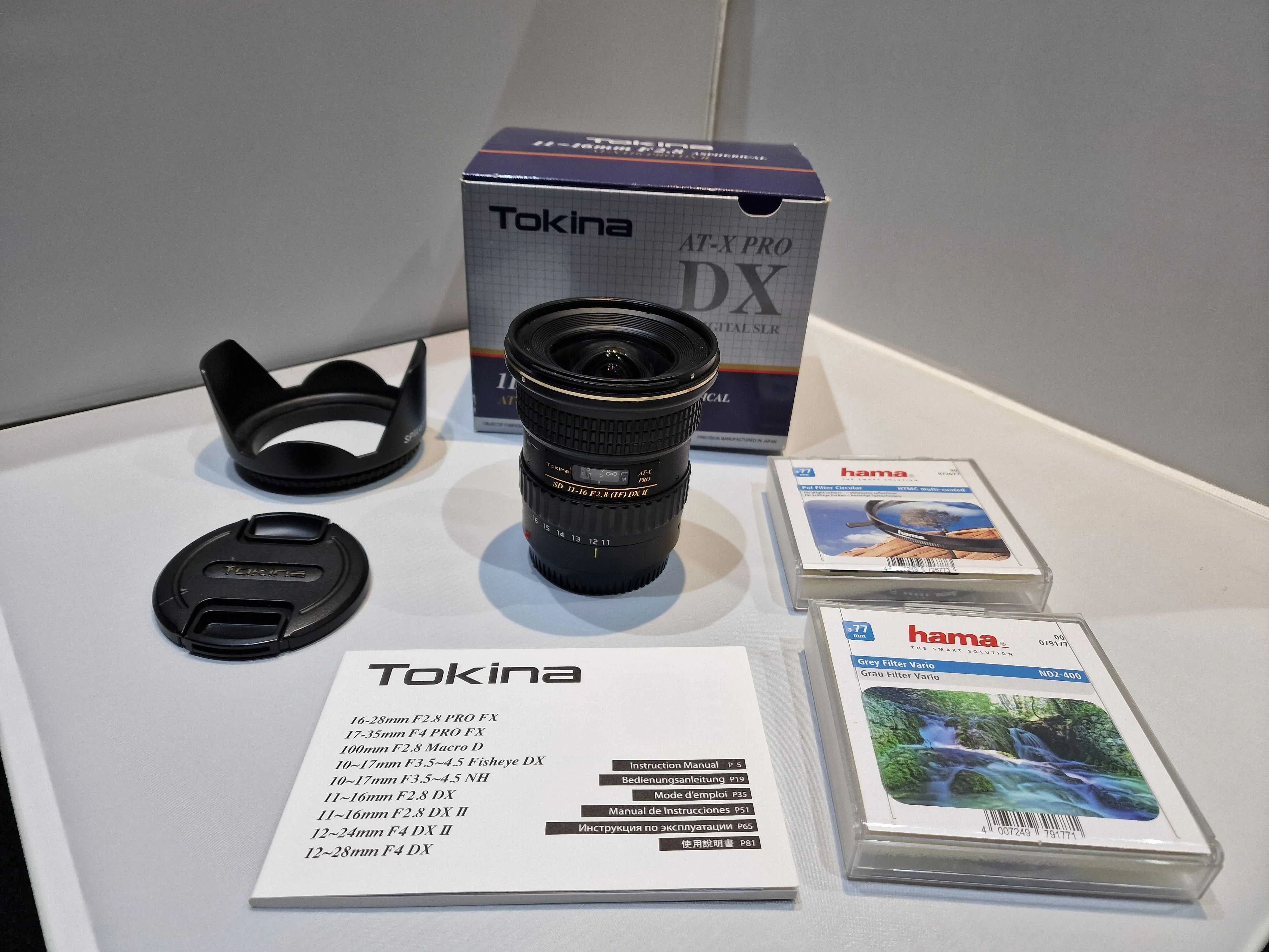 Lente Tokina 11-16 cânon