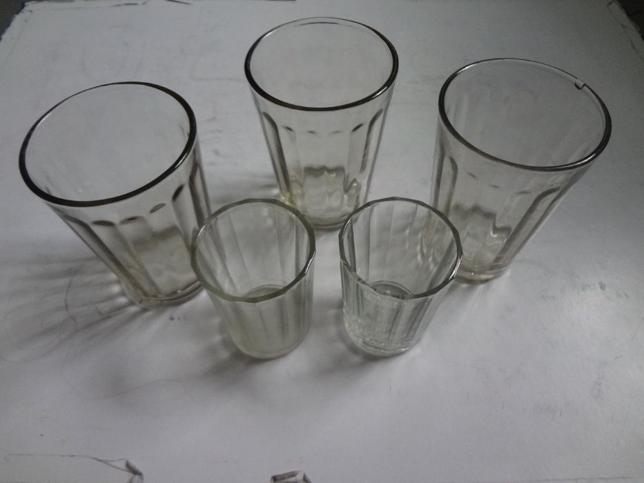 Граненые стаканы , стопки , чарки , стаканы - 100 гр , 250 гр.