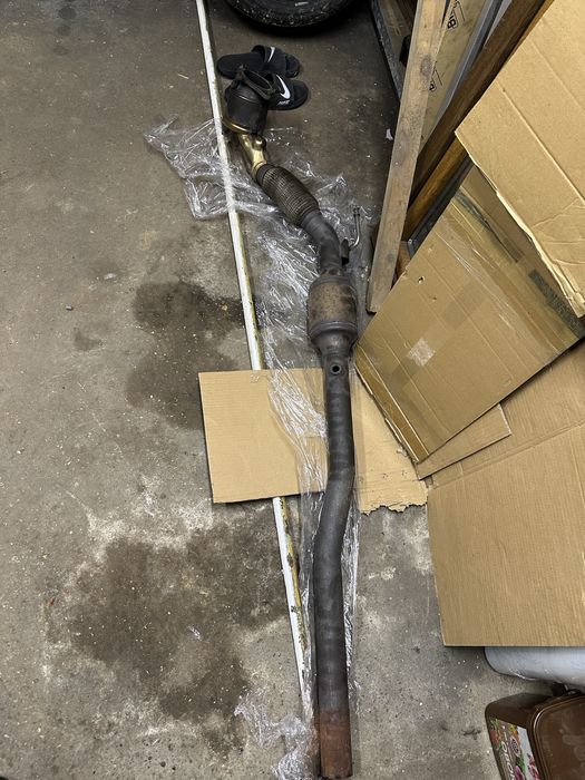 Oryginalny downpipe + katalizator 2.0 TFSI EA113 Golf GTI / Audi A3