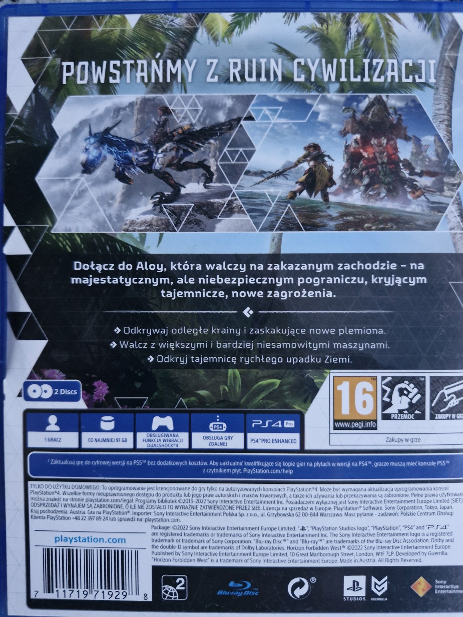 Horizon Forbidden West gra na PS4