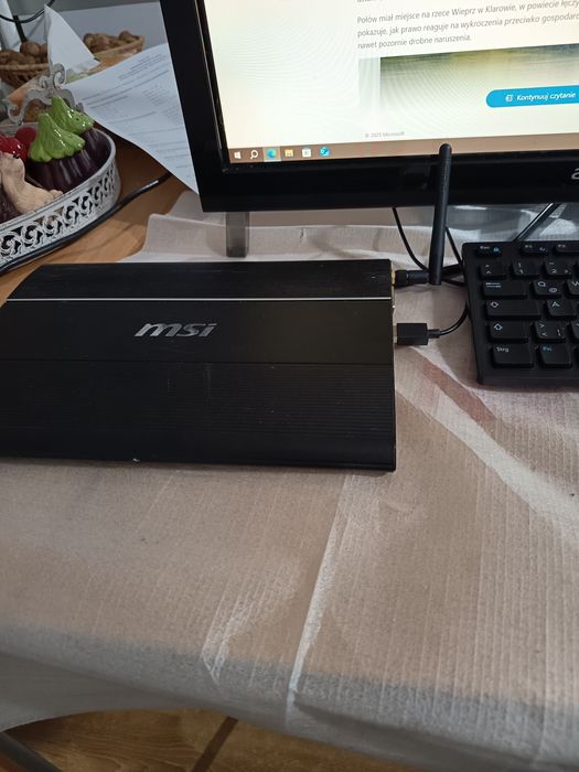 Komputer MSI 500GIB +monitor HDMI