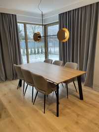 Stół stolik drewniany dębowy loft rozkładany blat lity  na wymiar