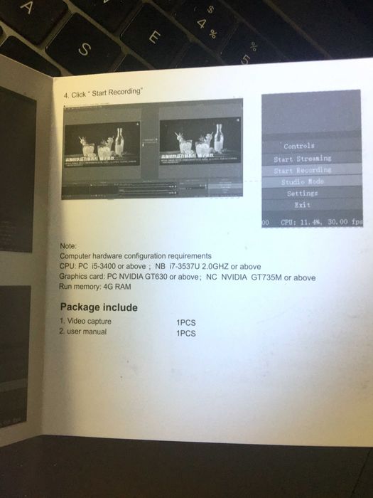 USB карта видео захвата USB HDMI Capture плата для стрима и оцифровки