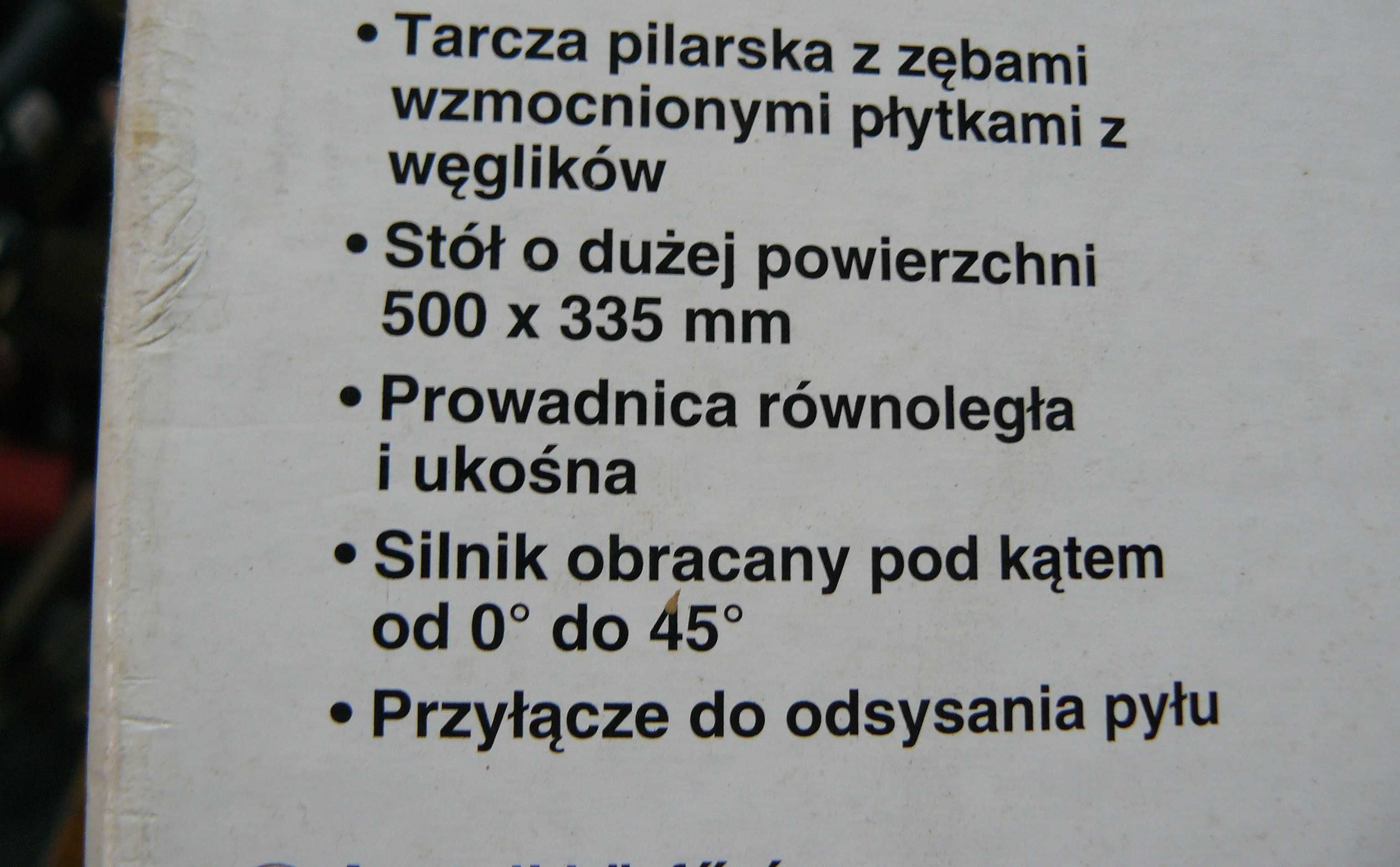 Piła tarczowa na budowę do domu na działkę 230 wolt niemiecka