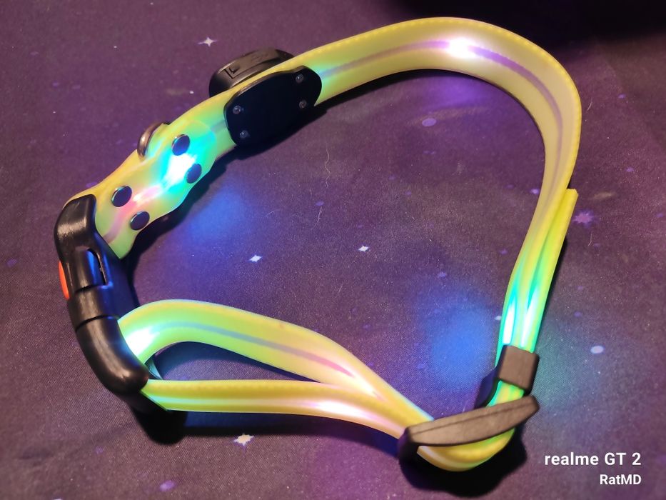 Świecąca obroża dla psa ładowana na USB