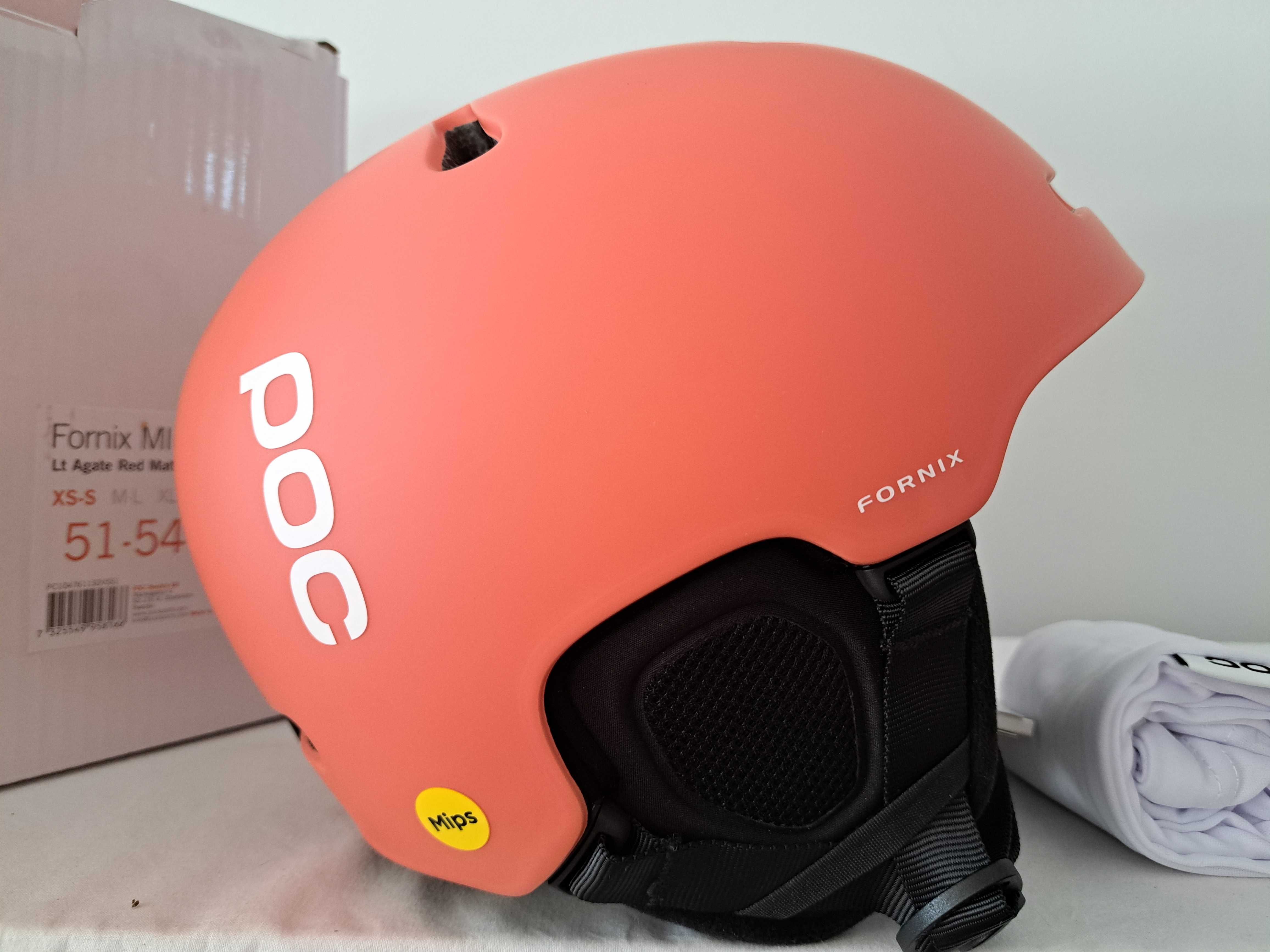 Kask narciarski POC Fornix Mips Lt Agate Red Matt XS/S 51-54cm