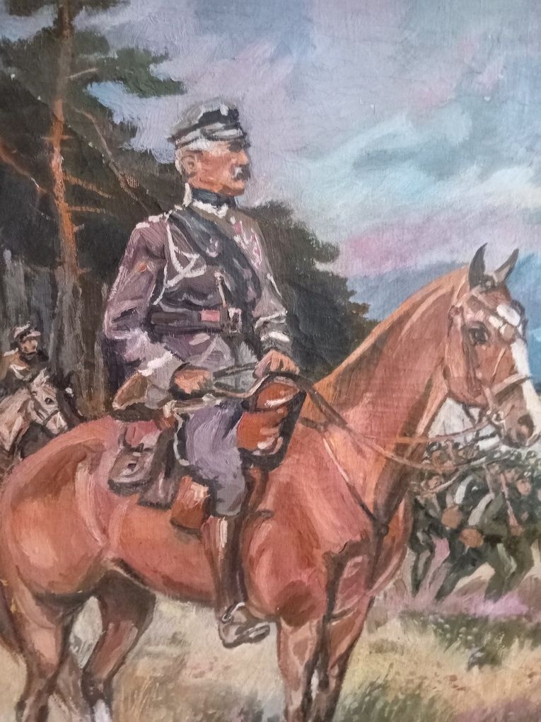 Obraz olejny Piłsudski
