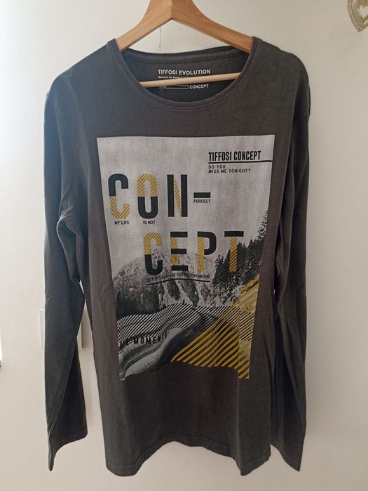 Camisola de homem manga comprida Tiffosi