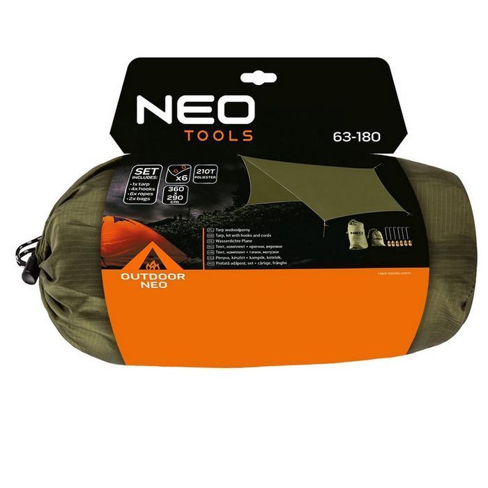 Tarp Wodoodporny 360 X 290 Cm 210T Pu3000 Neo