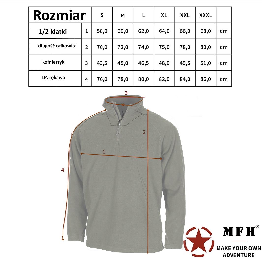 bluza troyer mikropolaru czarny l