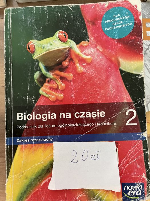 Ksiazka podrecznik biologia na czasie 2