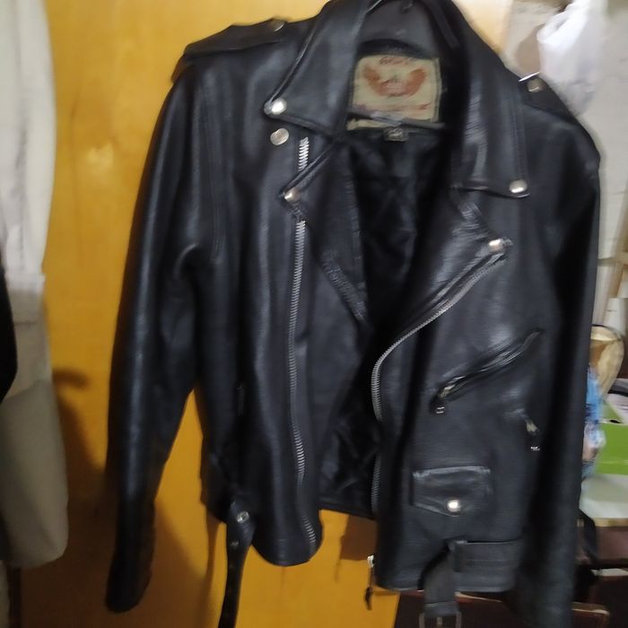 Kurtka skórzana ramoneska damska