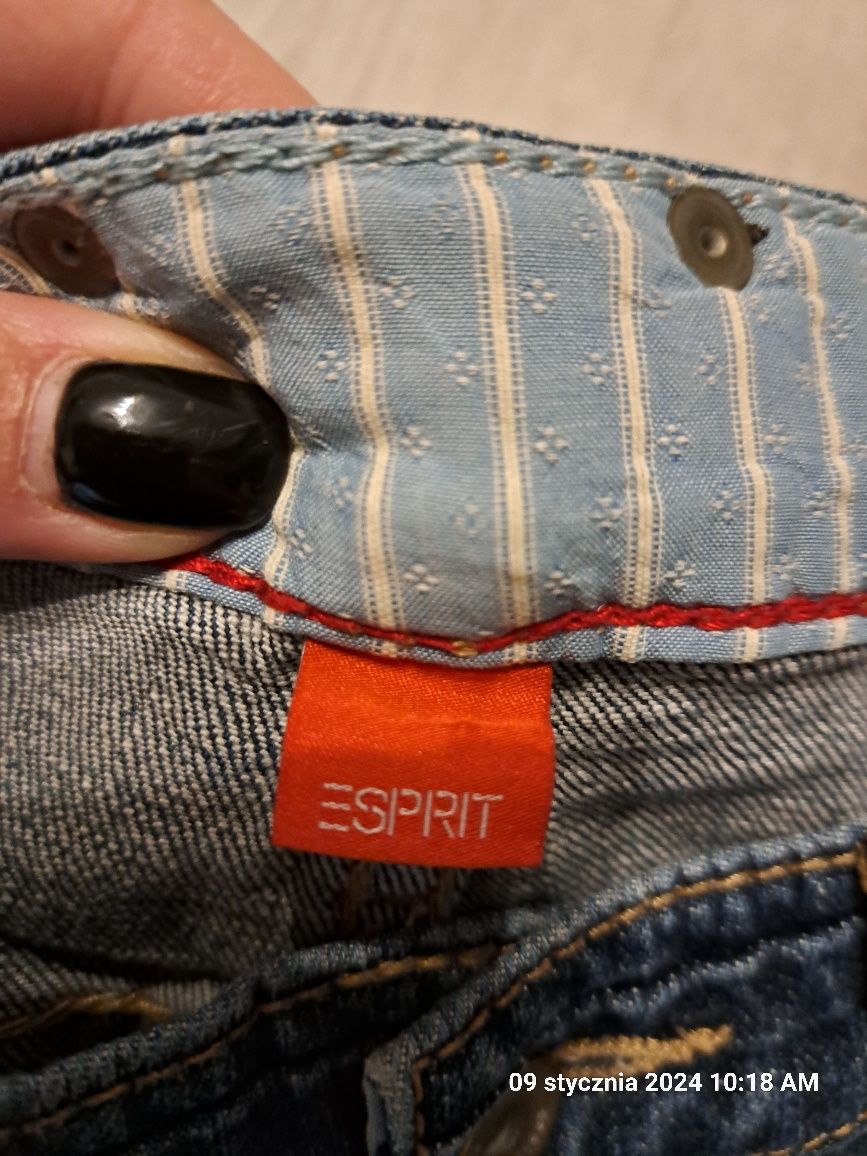 Rybaczki jeansowe esprit 40