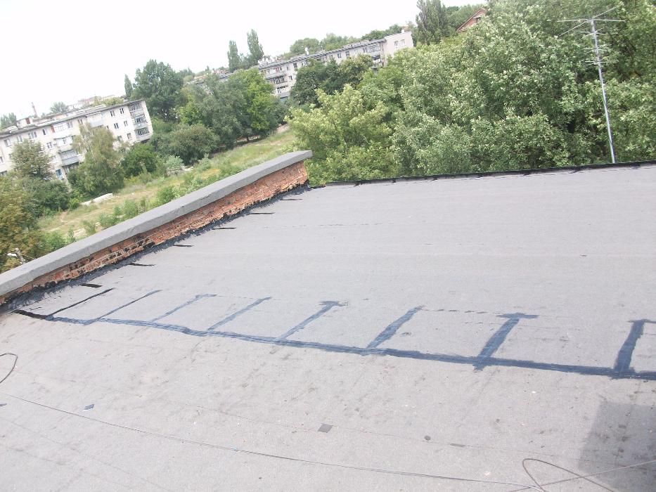 Ремонт дахів Полтава,м'якая покрівля,єврорубероїд,бітумна мембрана