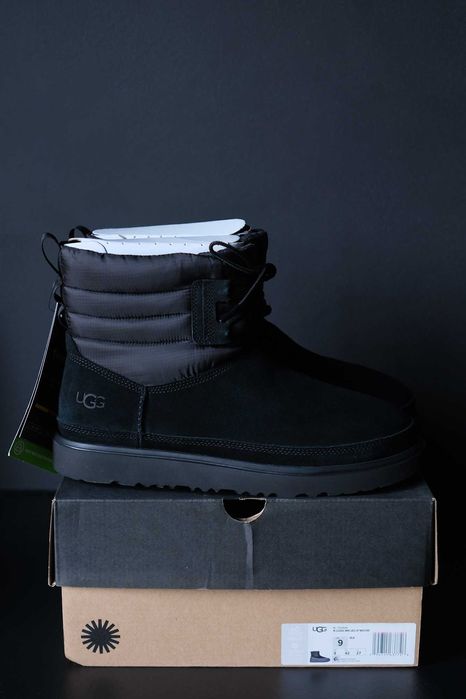 Чоловічі угги UGG Classic Mini Lace-Up Weather Black 41 42