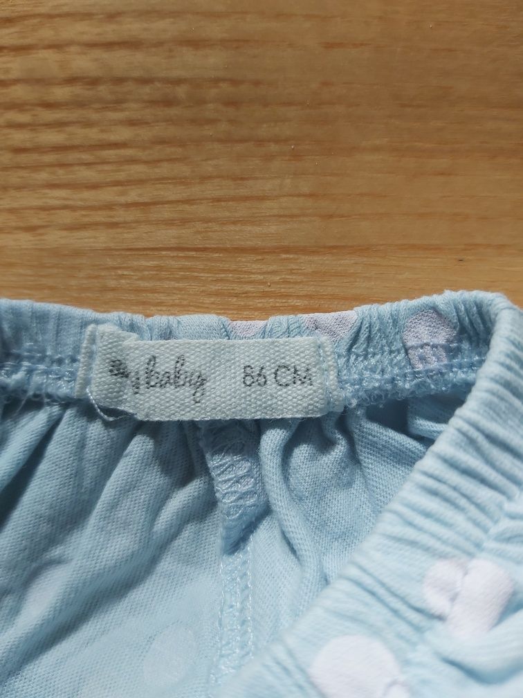 Rampersy dla dziewczynki r.86 - 3 sztuki