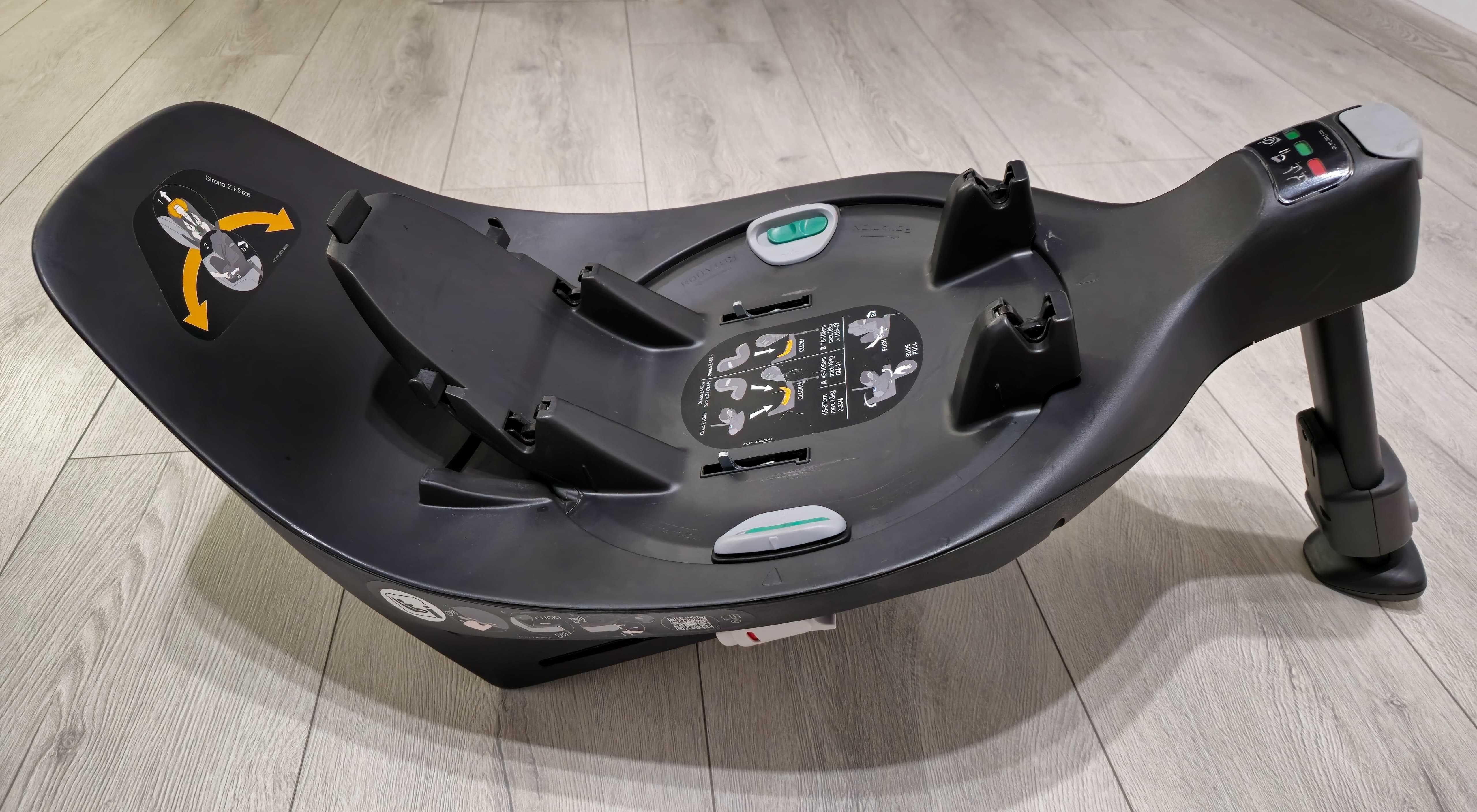 Cybex Sirona Z2 i-Size 0-18kg Plus Deep Black + Baza Z2